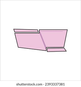 Text box stock vector illustration