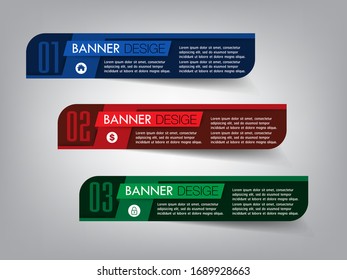 text box template, banner Infographics, card digital 