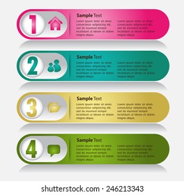  text box template for website computer graphic technology and internet, numbers.