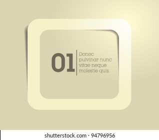 text box vector / frame vector / clean modern design
