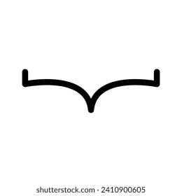 Text bracket, quote mark icon