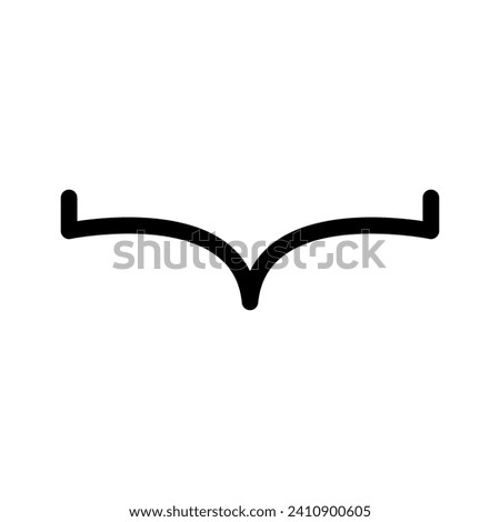 Text bracket, quote mark icon