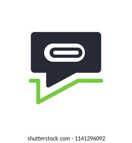 Text Bubble Icon 