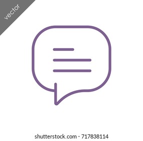 Text bubble icon