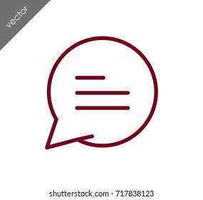 Text bubble icon