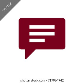 Text bubble icon