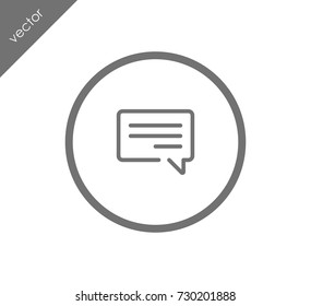 Text bubble icon