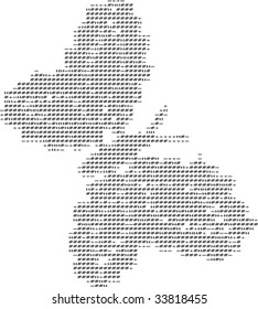 text butterfly