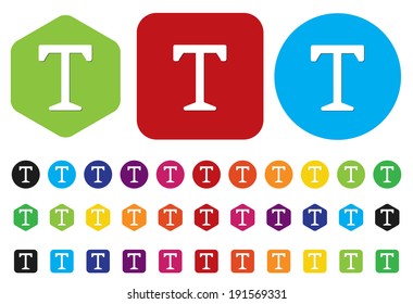 text button