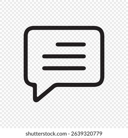Text, chat bubble message icon sign vector illustration eps 10