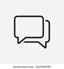 Text, chat bubble message icon sign vector illustration eps 10
