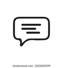 Text, Chat, Comment, or online  Message Icon Images, Vector Illustration eps 10