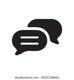 Text, Chat, message icon. Social media message. Vector illustration eps 10