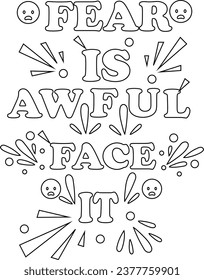 text coloring book for adult