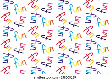 Text designed modern vector simple editable pattern