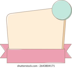 Text Dialog Box Banner Promotion. Empty Speech Bubble Design for Quote, Infographic, Discount, Flash Sale, Social Media Post.