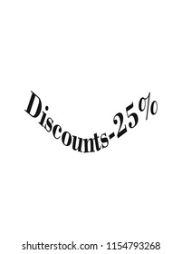 Text Discount -25%