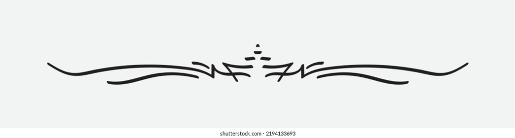 text divider, decorative element, border and page rule frame
