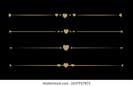 Text Divider Vectors. Separator vintage. decorative line.	
