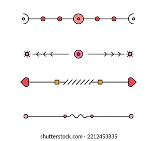 text dividers and separators illustration