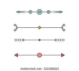 text dividers and separators illustration