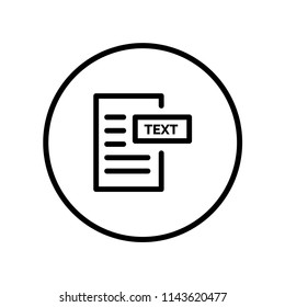Text Document Icon