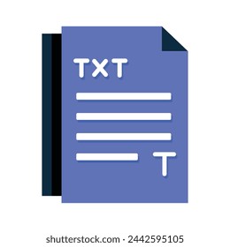 Text Document Icon. Documented Knowledge: Textual information stored and organized for easy access and reference.