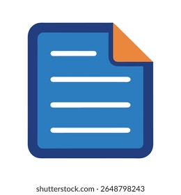 Text Document Icon for Notes and Word Processing