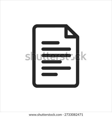 Text Document Page File Icon
