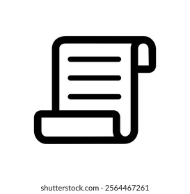 Text document vector icon illustration