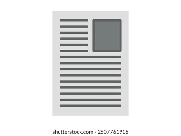 Text document written for business