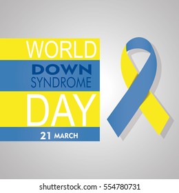 Vector Illustration World Down Syndrome Day Stock Vector (Royalty Free ...