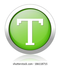 Text edit sign icon