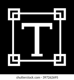 Text edit sign icon Illustration design