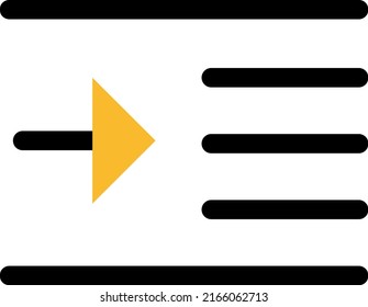 Text editing tab icon, illustration, vector on a white background.