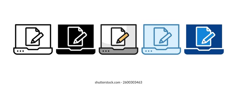 Text Editor Icon Set Multiple Style Collection
