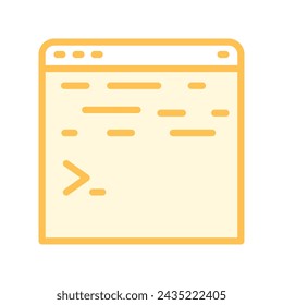 Text Editor icon, editor, software, code, writing duotone line icon, editable vector icon, pixel perfect, illustrator ai file