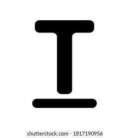 Text-Editor-Symbol, Vektorgrafik-Design