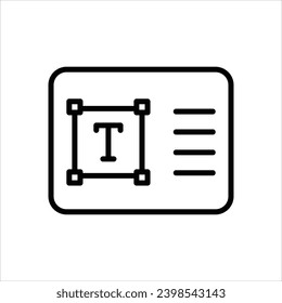 Text Editor  icon with white background vector