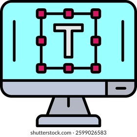 Text editor Line vector Icon Design