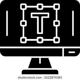 Editor de texto Linha vetor Ícone Design