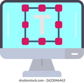 Editor de texto Linha vetor Ícone Design