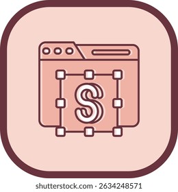Text editor Line vector Icon Design