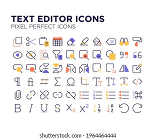 Text Editor Pixel Perfect Icon