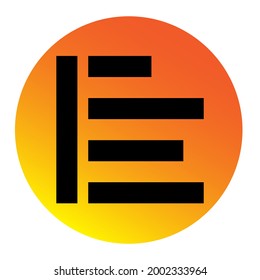 Text Editor Signs And Symbols Simple Clipart Vector Illustration