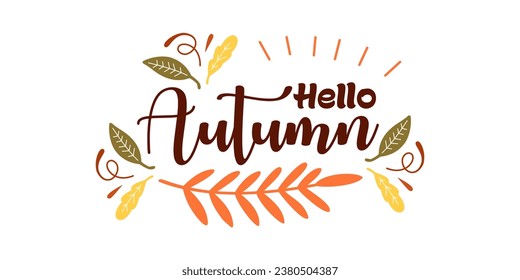 TEXT EFFECT BACKGROUND AUTUMN NOVEMBER VECTOR