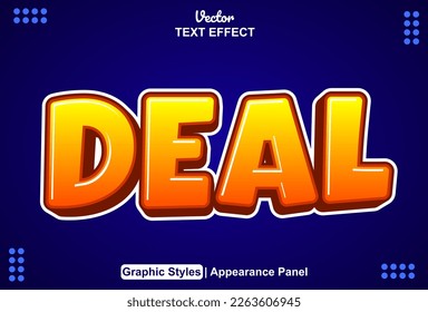 text effect deal with graphic style and editable.