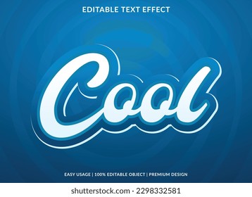 text effect editable template with abstract font style use for typography brand and logo