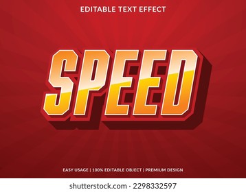 text effect editable template with abstract font style use for typography brand and logo