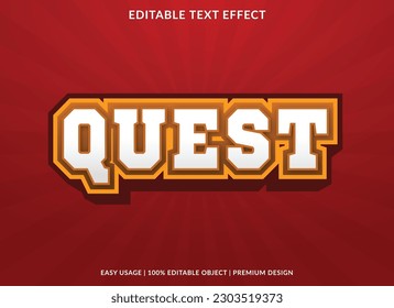 text effect editable template with abstract font style use for typography brand and logo	